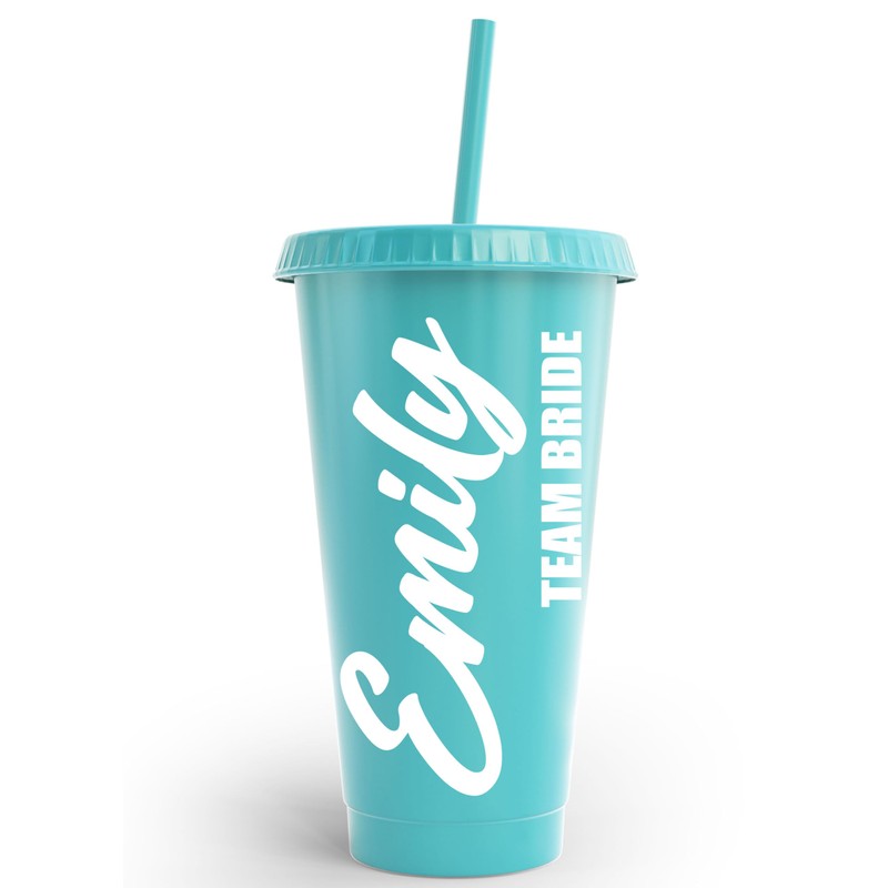 Generic Bride Party Wedding Tumbler Cup 24oz Plastic Cold Cup