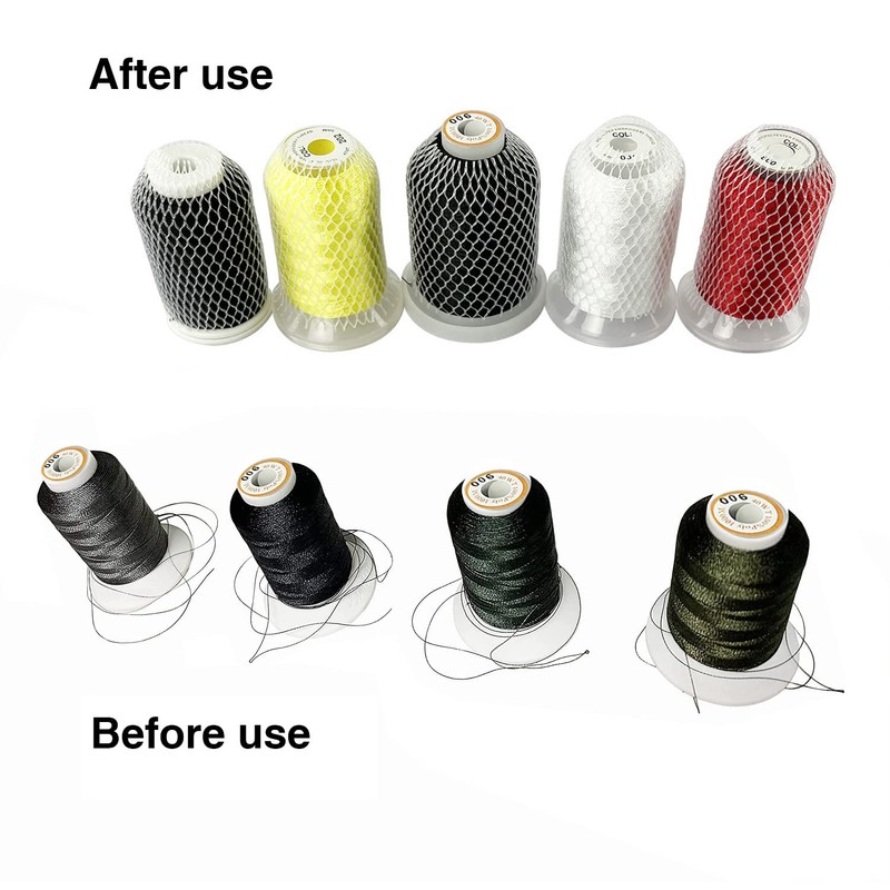 Wennuo 100pcs Thread Net Spool Saver for Different Sizes of
