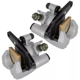 Caltric Front Left Right Brake Caliper w/Pads for Yamaha YFZ450 2012 2013