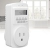 15A Programmable Outlet Timer Socket Automatic Power Off for Home