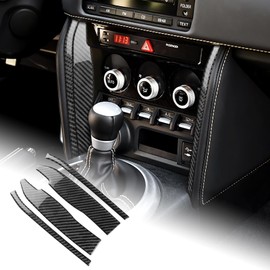 AIRSPEED Accessories for Toyota 86 ZN6 Subaru BRZ ZC6 2012-2020 Interior Parts Hard Carbon Fiber Car Center Console Side Decoration Strips Subaru BRZ Toyota 86 Interior Trim Scratch Resistant Stylish
