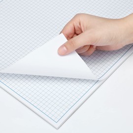 Eaasty 4 Pack Engineering Paper 11 x 17 Inch Blueprint Quadrille Grid Paper 4x4 Quad Ruled Graph Computation Pad for Drafting Blueprint Drawing Architect Designers 50 Sheets/pad
