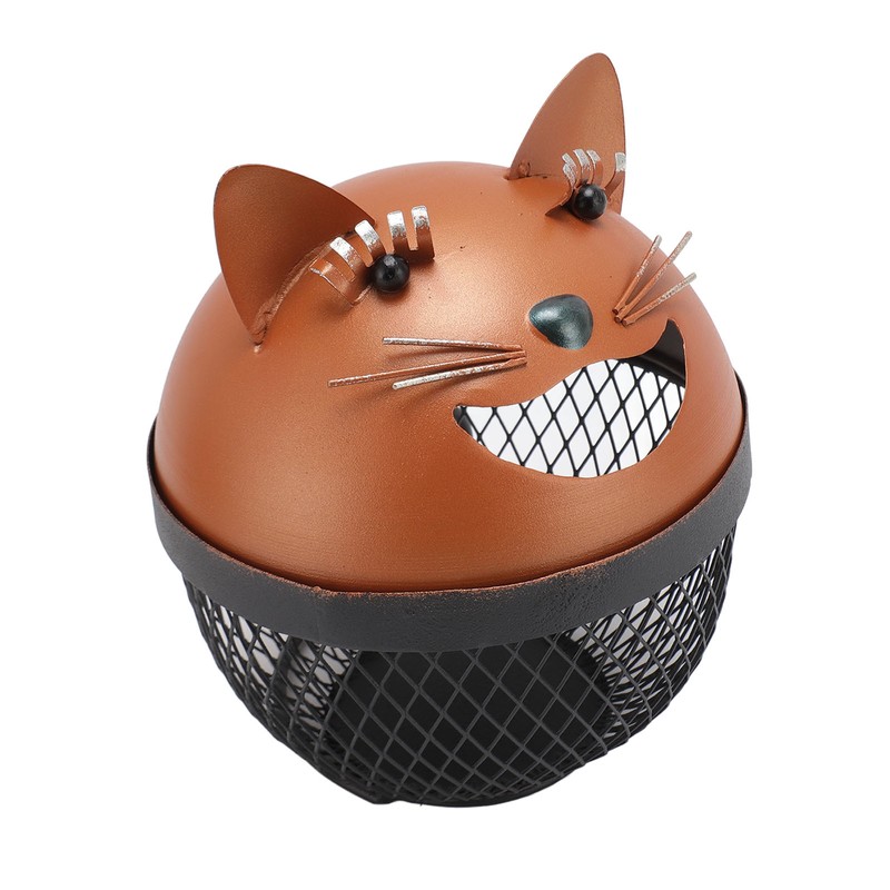 Metal Cat Piggy Bank Innovative Cute Cartoon Fun Cat Shaped