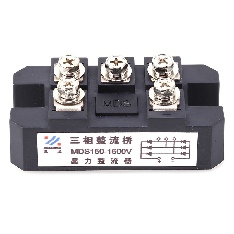Three/3‑Phase Diode Bridge Rectifier 150A MDS150A 1600V Power Durable