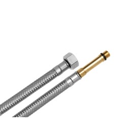 SFX® Reinforced Hose 30 cm Flex Hose 3/8 Inch Nut x M10 x 1AG Long Connection Hose Tap Water Connection Water Pipe Extension