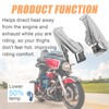 LOOBOR Mid Frame Air Deflector Heat Shields Deflector Replacement for