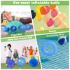 Hand Air Pump,Two-Way Hand Yoga Ball Pump, 9 Inch Double