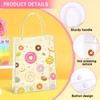Saypacck 12 Pcs Donut Party Favor Gift Bags Plastic Clear