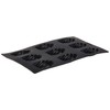 Lékué 9 Cavity Gourmet Shell Shaped Madeleine Mould, Black