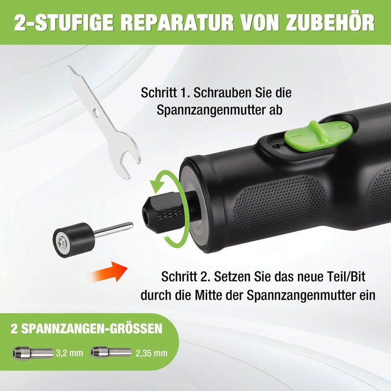 WORKPRO 7.2V Wireless Rotary Tool Set, Multi-Tool with 117 Accessories,