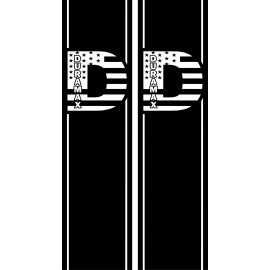 Oracal Compatible with Diesel Chevy GMC Truck Bed Stripes Stripe Decals Duramax. SET