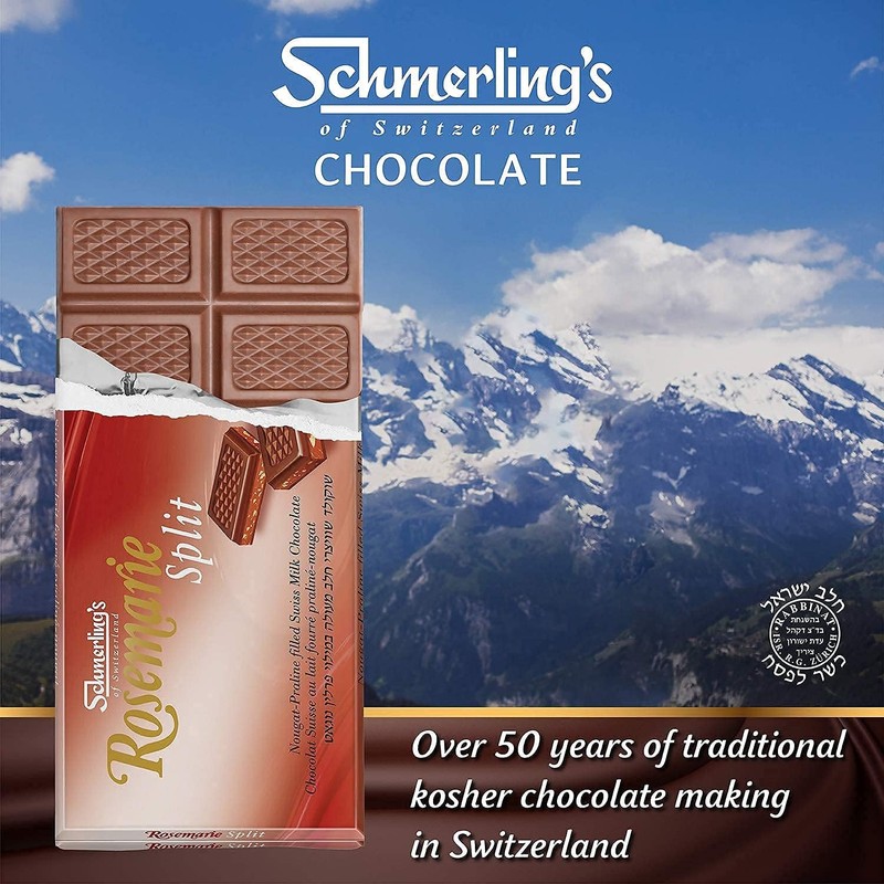 Schmerling's Swiss Milk Chocolate with Nougat Praline Filling - Rosemarie