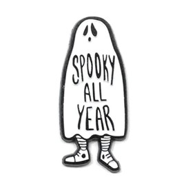 Spectre Pins "Spooky All Year" Ghost Enamel Pin