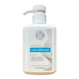 KEColor Cleanse and Condition Hair Treatment, Colour Deposit and Maintenance, 355 ml (Platium)