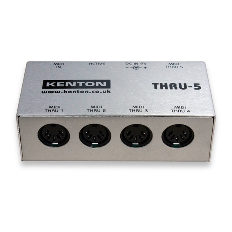 Kenton Electronics 5アウト MIDI スルーボックス Thru-5