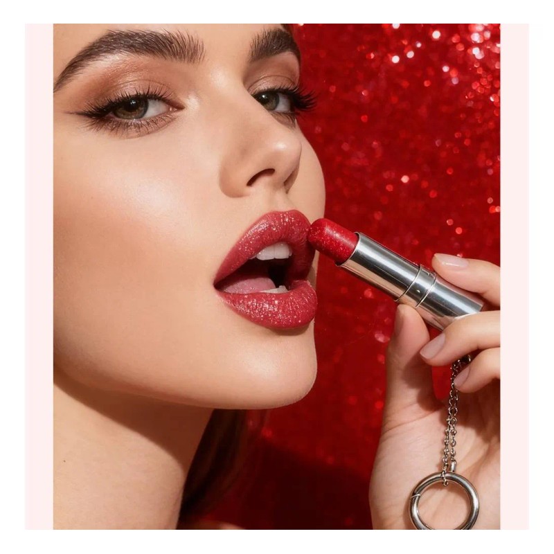 - Lápiz Labial Hidratante En Forma De Corazón Pearl Shimmer