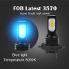 CHUSYYRAY Combo H7+H7 LED High Low Beam Headlight High/Low/Fog Light
