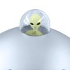 Off the Wall Toys Alien Glow-in-The-Dark UFO Space Ship and
