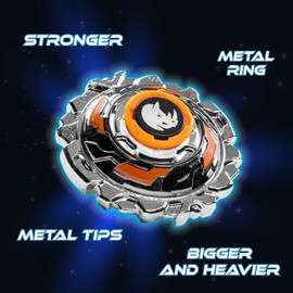CRAZE Blade Evolution Rhinok Battle Spinner Starter Set, Metal Very Robust with Launcher and Ratchet