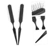 Mikinona Brush Set Wire Bristle Hair Brush Comfortable Handle for