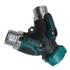 Soytich 2-Way Y-Splitter for Inlet Hoses, 3/4 Inch, Brass, Water