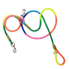 Hands Free Dog Leash Rope 8.5ft Crossbody Dog Leash for Large Medium Small Dogs Walking Jogging and Running Colorful