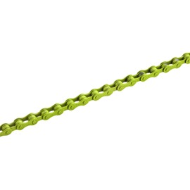 Single-Speed Bicycle Chain, 1-Speed Bike Chain, Multicolour, 1/2 x 1/8 Inch, 116 Links (116L, Yellow, 1)