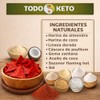 Totopos Keto Botana de Almendra 20 Piezas Horneados (Flamin Hot)