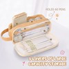 Cute Pencil Case for Kids and Adults, Large Capacity Clear