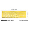 Traceease Upper Case,Numbers English Lettering Template Drafting Tools Alphabet Stencils-7mm-8mm-9mm
