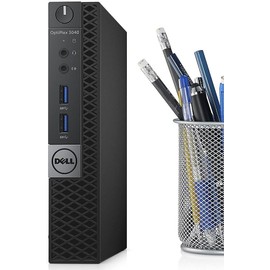 Dell Optiplex 3040 Micro Mini Desktop Computer PC, Quad Core i5-6500, 8GB RAM, 500GB HDD, WiFi, Bluetooth, Keyboard & Mouse, Windows 10 Pro 64 (Renewed)