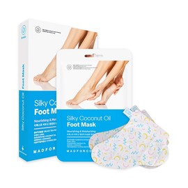 Mad Forcos Foot Moisturizing Nutritious Foot Mask Pack 5 sheets Heel dead skin cracking callus foot mask: 5 sheets / 매드포코스 발 보습 영양 풋마스크 팩 5매  발뒤꿈치 각질 갈라짐 굳은살 풋마스크:5매