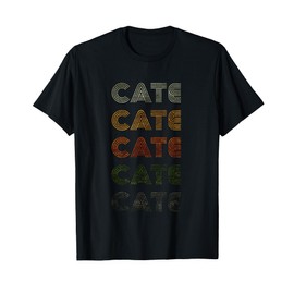 Love Heart Cate Tee Grunge Vintage Style Black Cate T-Shirt