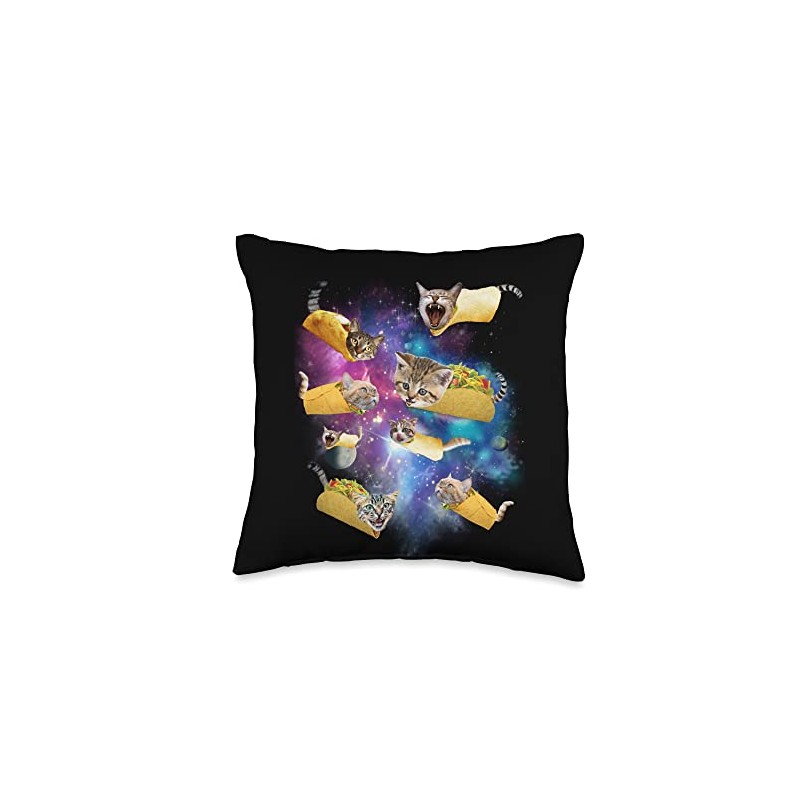 Burrito Pizza and Taco Cat in Space - Tacocat Tee