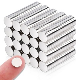 Aenienoe 300 Pack Strong Magnets 8x2mm Mini Magnet Neodymium Small for Crafts Round Magnets for Miniatures Magnet for Whiteboard Board Fridge