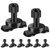 8 Pcs L-Track Double Lug Threaded Stud Nut Fitting Tie
