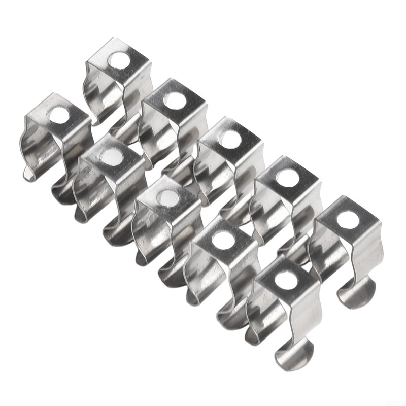 Stainless Steel Spring Clamps 10 Pack Heavy Duty Tool Storage