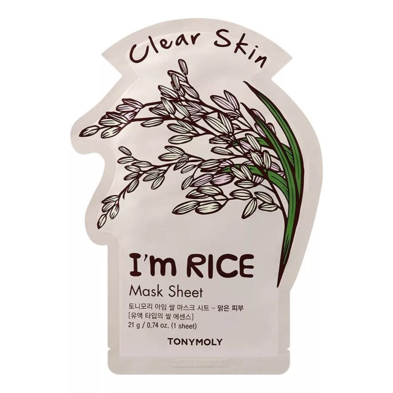 Tonymoly Set De 5 Mascarillas De Arroz Piel Limpia Y