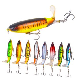 Sosoport Fishing Lure Set for Bass 13g Artificial Hard Bait High Strength Hooks Ideal for Sea Bass Pike Aspius Perch