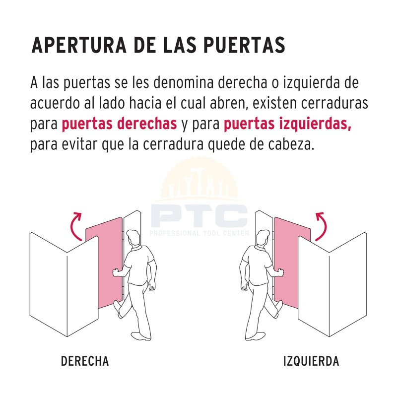 Hermex CEM-31D Electromechanical lock without button, right