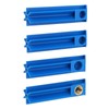 4PCS Fuel Injector Nozzle Flush Cleaner Adapter Universal Cleaning Tool