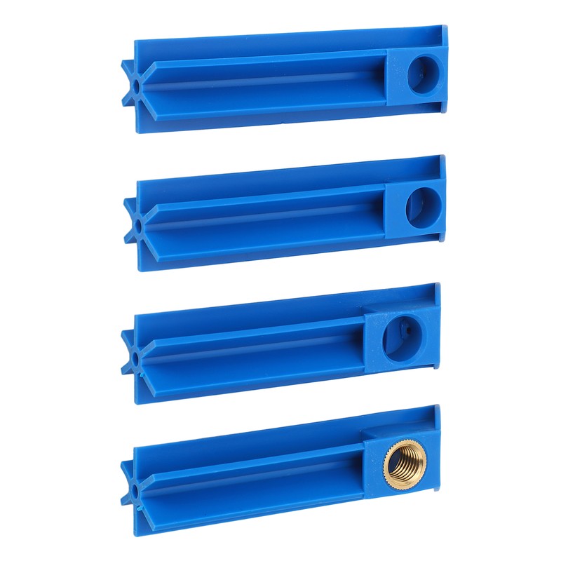 4PCS Fuel Injector Nozzle Flush Cleaner Adapter Universal Cleaning Tool