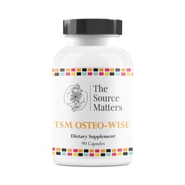 The Source Matters Osteo-Wise - Bone Health Formula Comprehensive Bone Support with Calcium, Magnesium, Vitamin D3 & K2 for Optimal Strength and Absorption (90 Capsules)