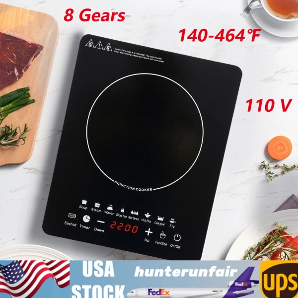 Unbranded 750w Portable Kitchen Countertop Induction Cooktop Burner Electric Hot