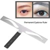 Pongnas Regla Permanente para Cejas, Aleación de Magnesio de Alto