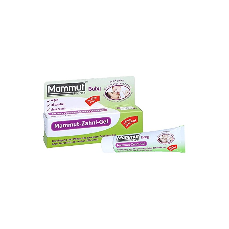 Mammut Baby Zahni Gel at first teeth, 10 ml