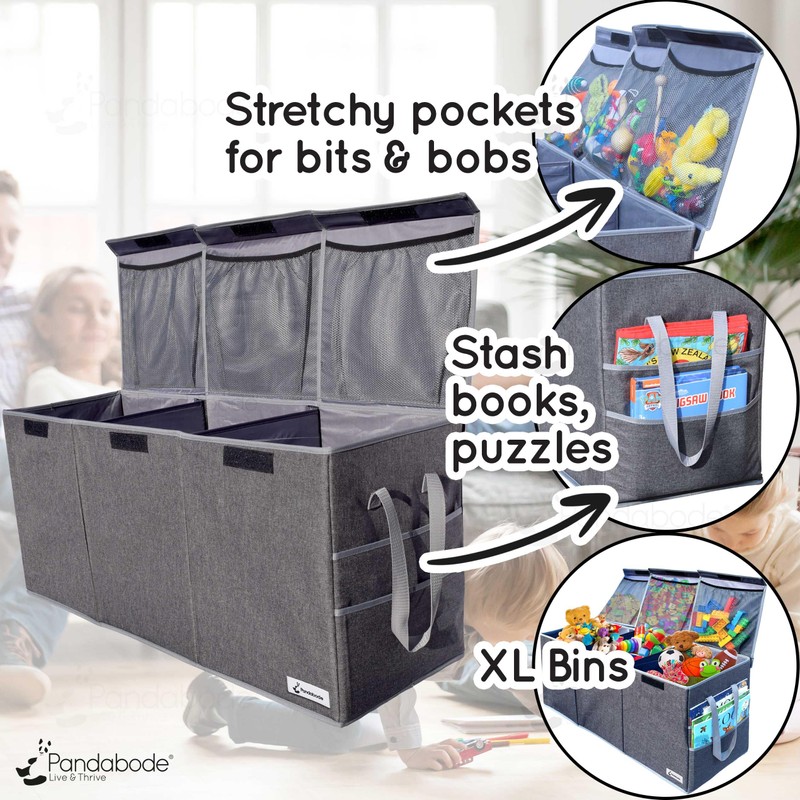Pandabode Extra Large Toy Box - Big Toy Box -