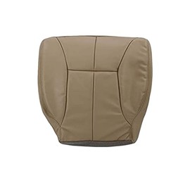 Auto Seat Replacement 1998 1999 2000 2001 2002 Dodge Ram 1500 2500 3500 Seat Cover Replacement, Dodge Ram Synthetic Leather (Vinyl) Seat Cover Laramie SLT (Medium Camel Tan, Driver Bottom)