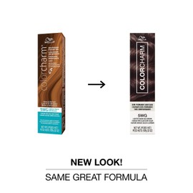 COLORCHARM Demi Permanent Hair Color 5WG Lightest Warm Gold Brown Gloss, Refresh & Tone 2 Fl Oz