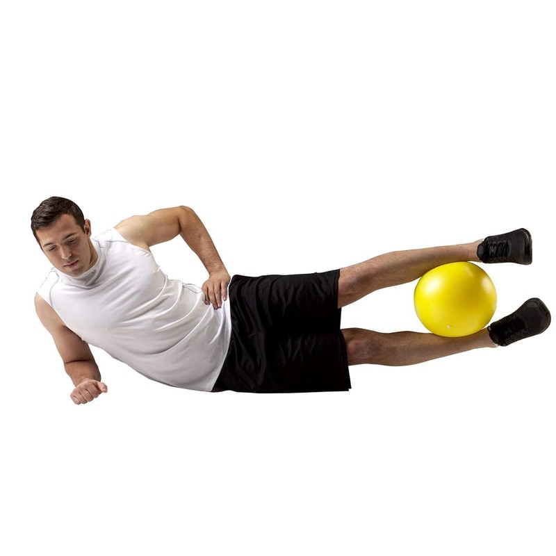 THERABAND Mini Ball, Small Exercise Ball for Yoga, Pilates, Abdominal